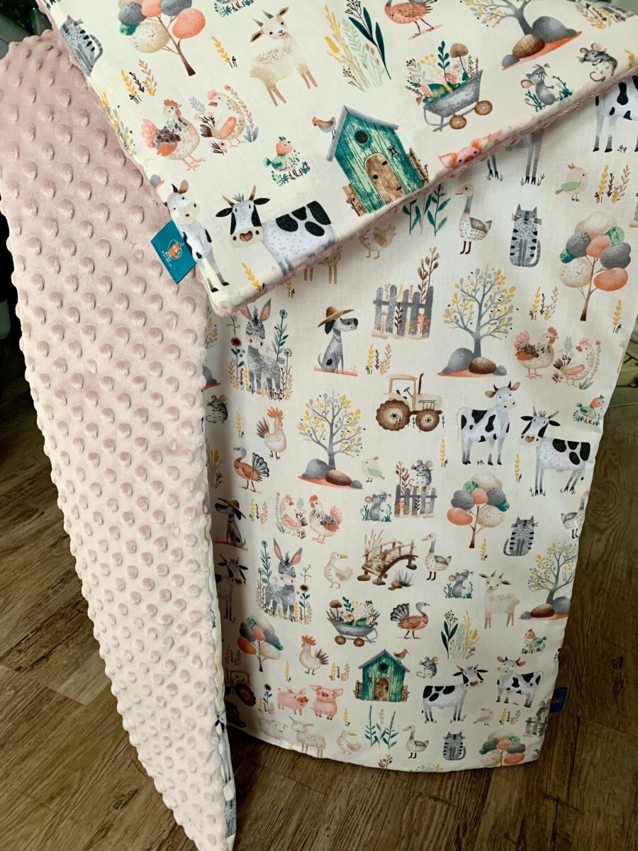 Farmyard- made to order large 100x75cm ( blanket only) - Image 4
