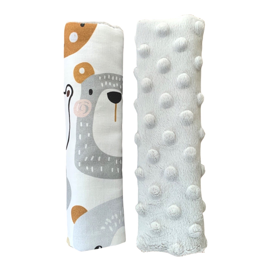 Bears-grey STRAP COVERS