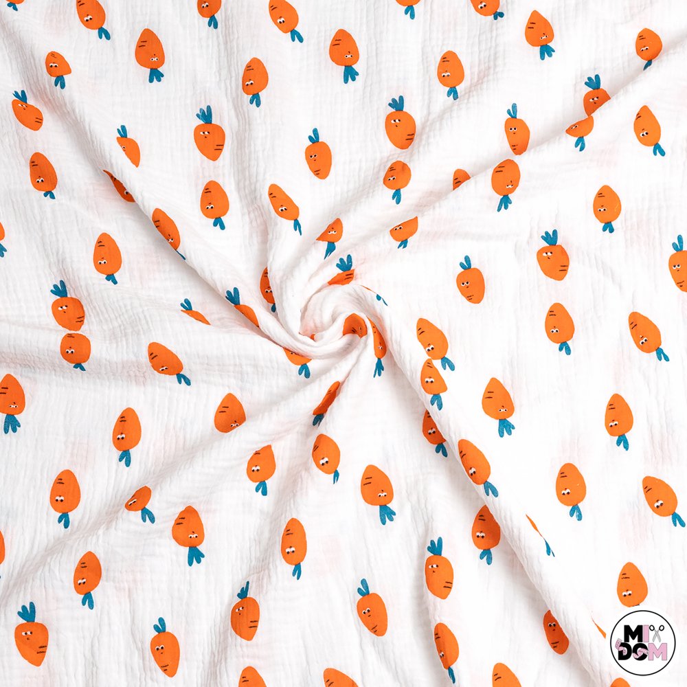 Baby Carrots MUSLIN 80x110cm